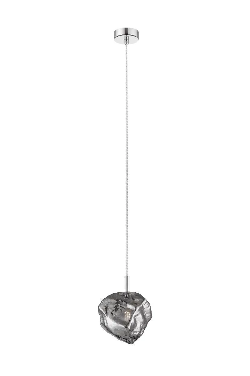   
                        
                        Люстра ZUMALINE (Польща) 34058    
                         у стилі Модерн.  
                        Тип джерела світла: світлодіодна лампа, змінна.                         Форма: Асиметрична, Куля.                         Кольори плафонів і підвісок: Сірий.                         Матеріал: Скло.                          фото 1