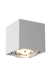   
                        
                        Точечный светильник ZUMALINE (Польша) 34185    
                         в стиле Модерн.  
                        Тип источника света: светодиодная лампа, сменная.                         Форма: Квадрат.                         Цвета плафонов и подвесок: Белый.                         Материал: Алюминий.                          фото 1