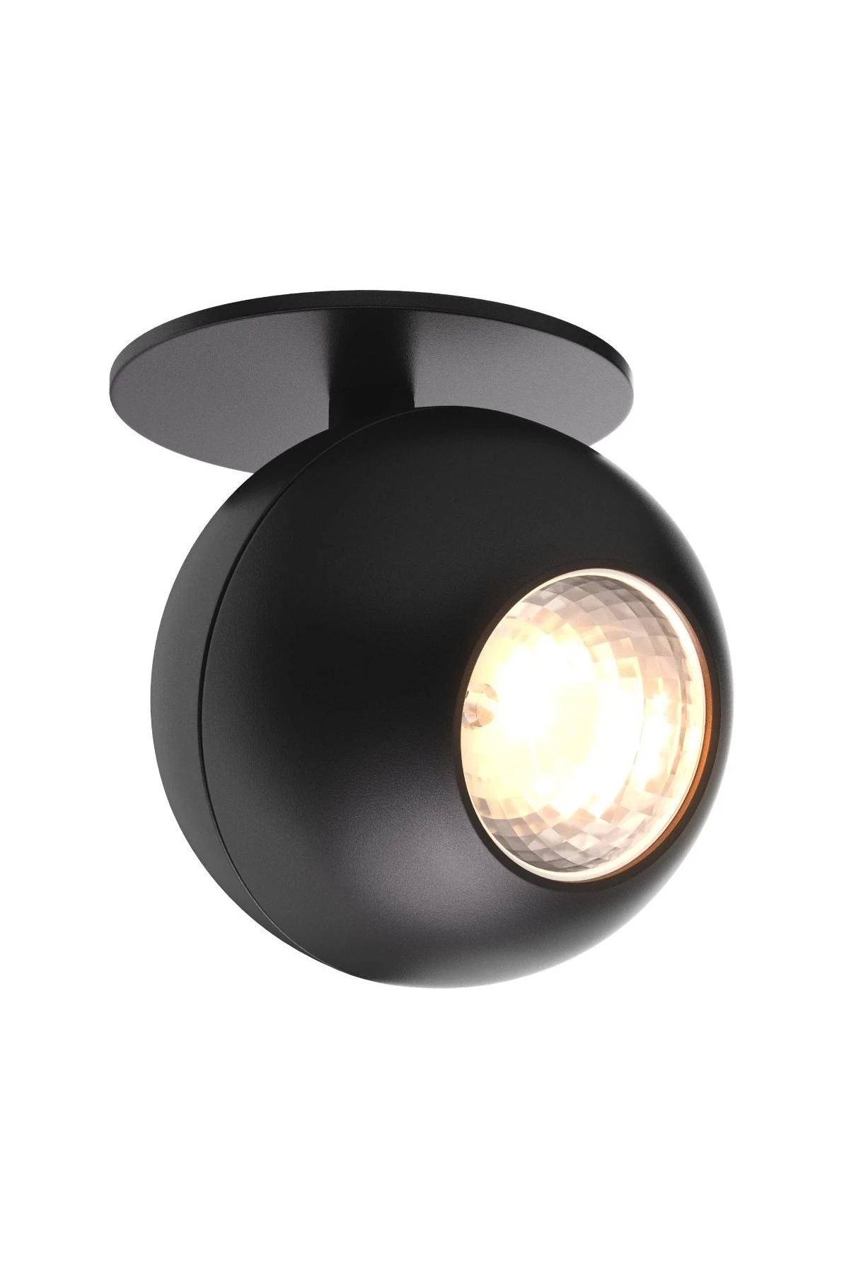   
                        
                        Точковий світильник ZUMALINE (Польща) 34193    
                         у стилі Хай-тек.  
                        Тип джерела світла: світлодіодна лампа, змінна.                         Форма: Коло.                         Кольори плафонів і підвісок: Чорний.                         Матеріал: Алюміній.                          фото 1