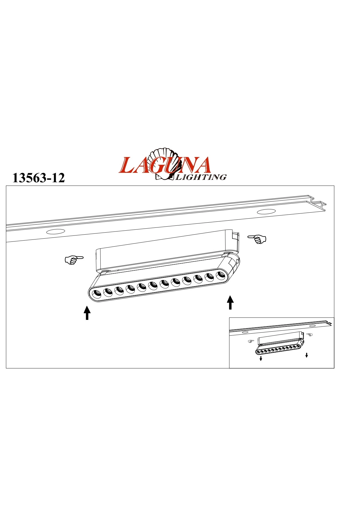   
                        
                        Трековий світильник LAGUNA LIGHTING (Україна) 34281    
                         У стилі Хай-тек.  
                        Тип джерела світла: вбудований led-модуль, незмінний.                         Форма: Прямокутник.                         Кольори плафонів і підвісок: Чорний.                         Матеріал: Алюміній.                          фото 3