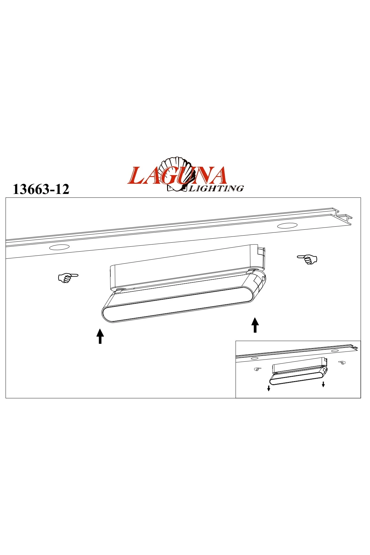   
                        
                        Трековий світильник LAGUNA LIGHTING (Україна) 34284    
                         У стилі Хай-тек.  
                        Тип джерела світла: вбудований led-модуль, незмінний.                         Форма: Прямокутник.                         Кольори плафонів і підвісок: Чорний.                         Матеріал: Алюміній.                          фото 3