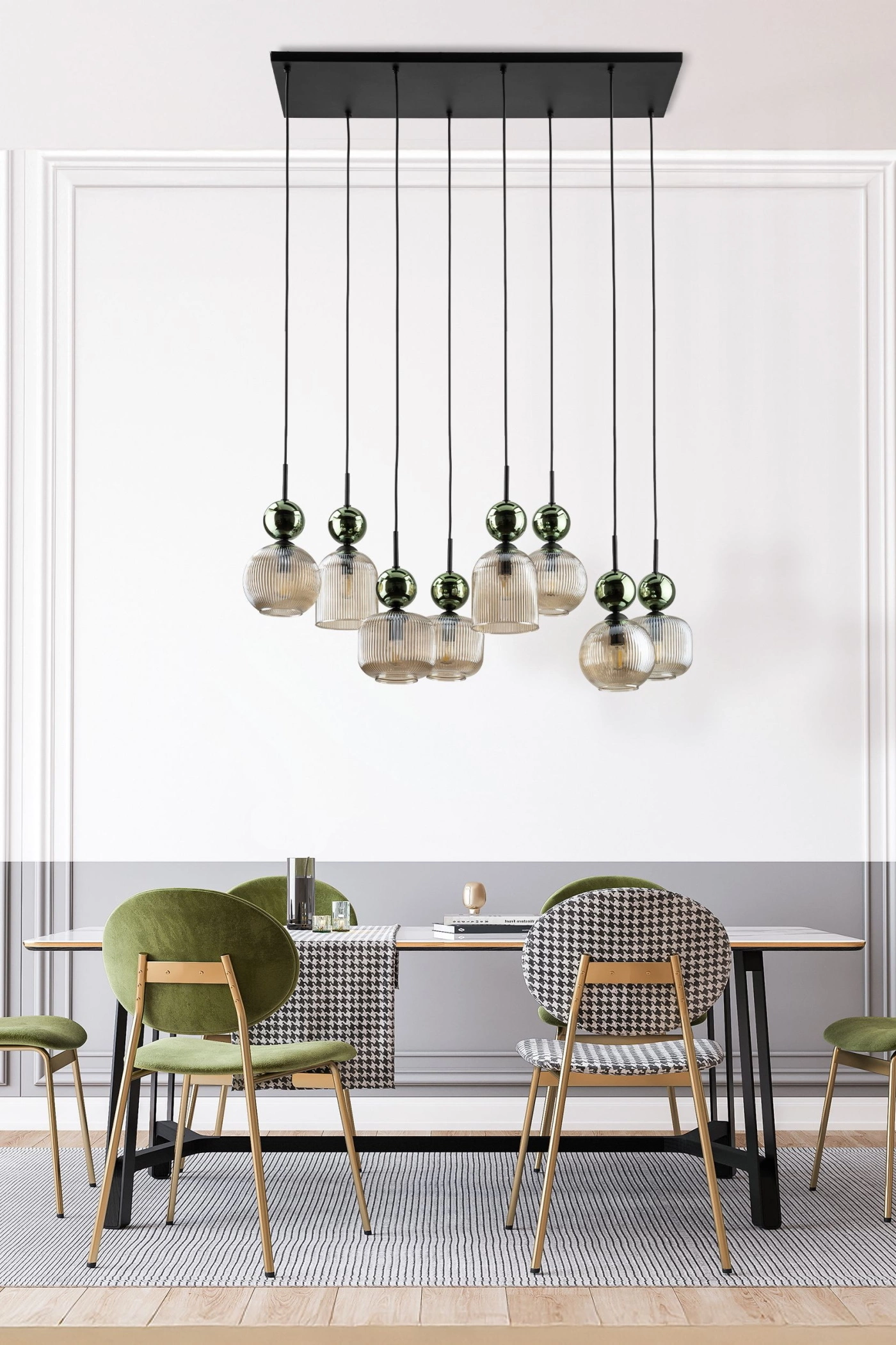   
                        
                        Люстра TK LIGHTING (Польша) 34421    
                         В стиле Модерн.  
                        Тип источника света: светодиодная лампа, сменная.                         Форма: Прямоугольник.                         Цвета плафонов и подвесок: Желтый.                         Материал: Стекло.                          фото 5