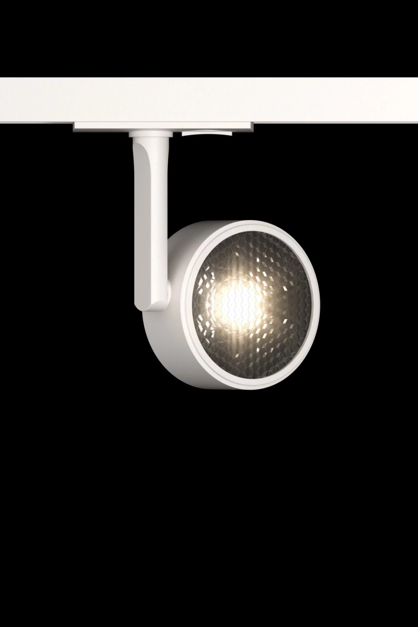   
                        Трековий світильник MAYTONI (Німеччина) 34619    
                         у стилі хай-тек.  
                        Тип джерела світла: вбудовані світлодіоди led.                                                 Кольори плафонів і підвісок: білий.                         Матеріал: алюміній.                          фото 4