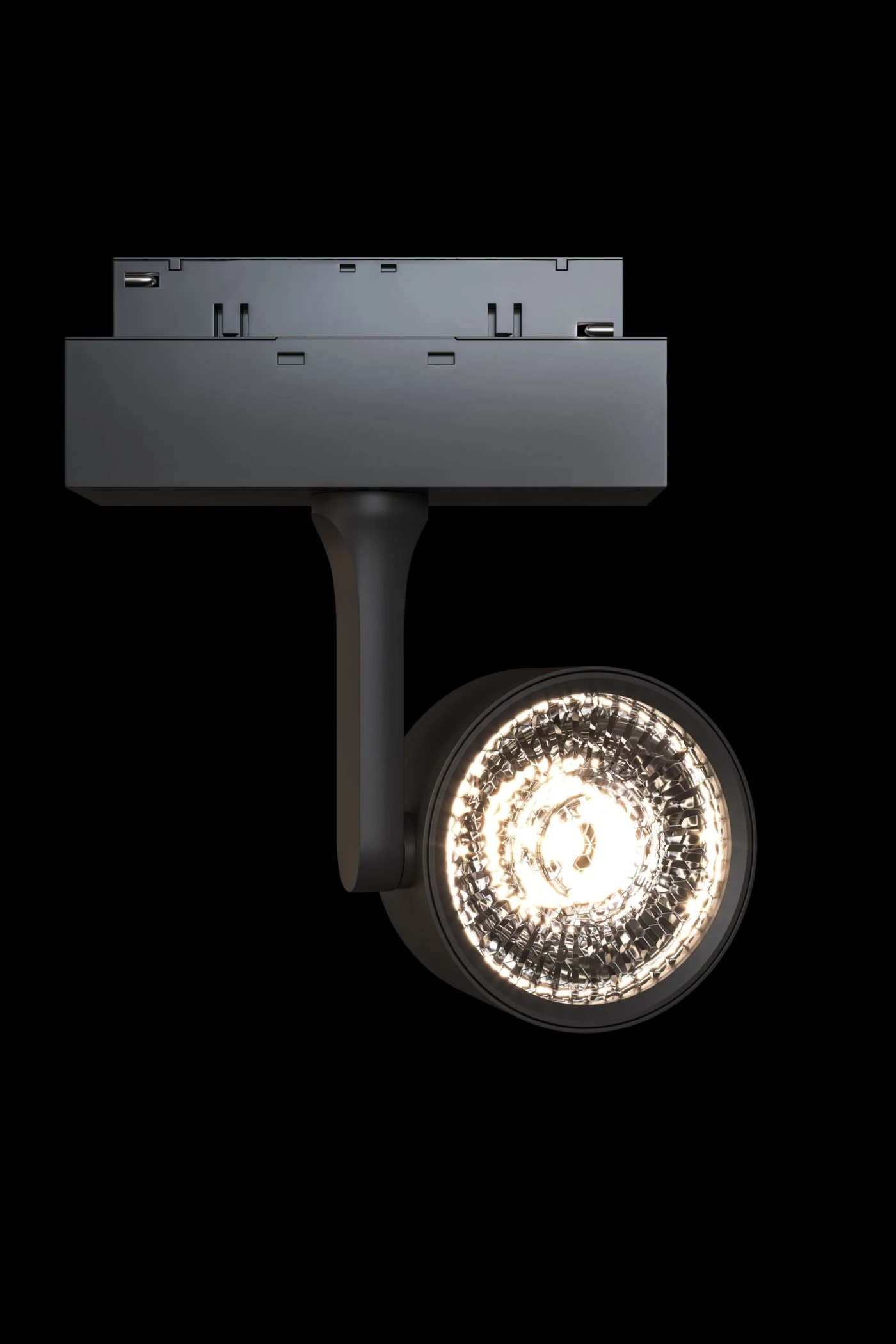   
                        
                        Трековий магнітний світильник MAYTONI (Німеччина) 34634    
                         у стилі Хай-тек.  
                        Тип джерела світла: вбудований led-модуль, незмінний.                                                 Кольори плафонів і підвісок: Чорний.                         Матеріал: Алюміній.                          фото 3