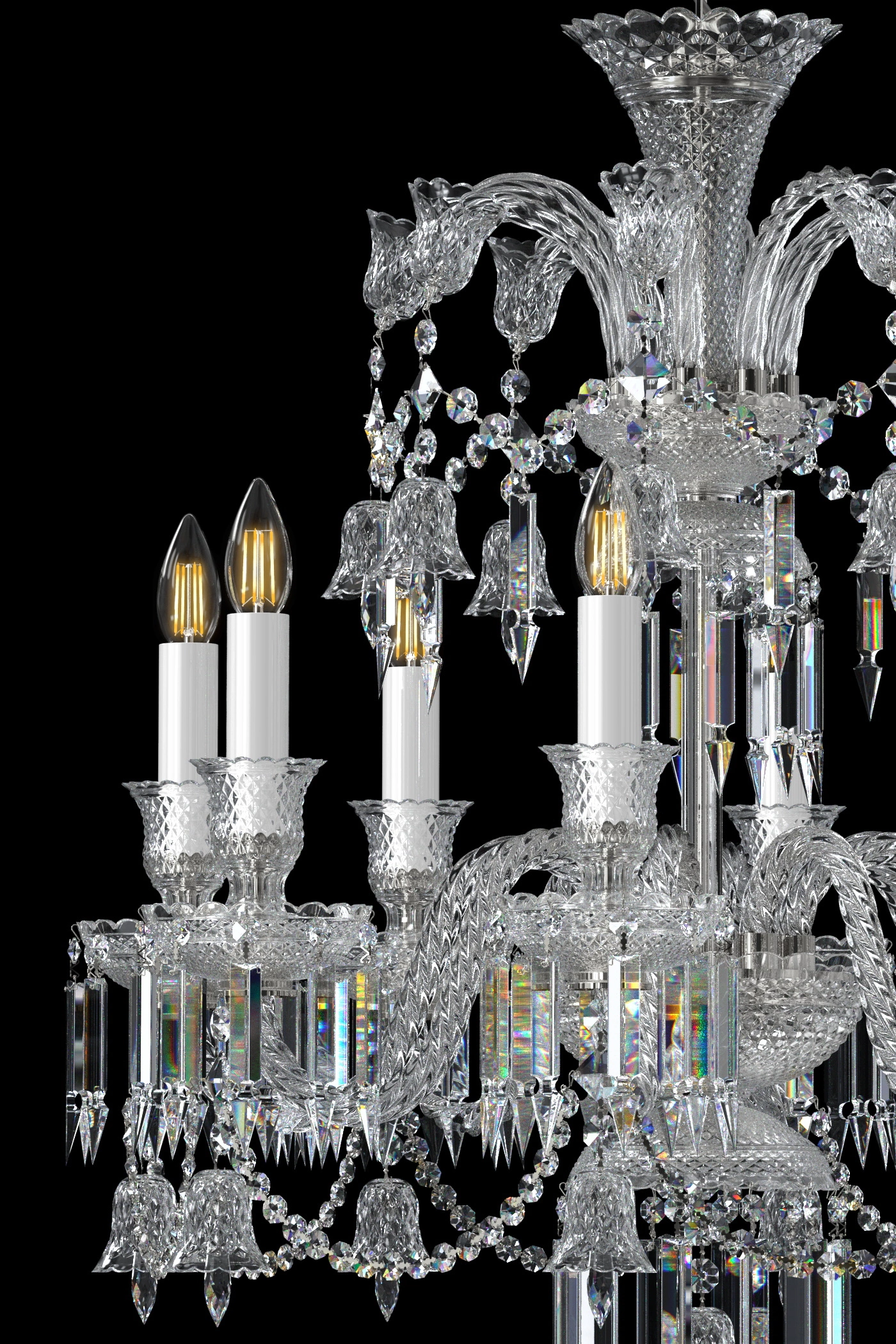   
                        
                        Кришталева люстра ARTGLASS (Чехія) 35208    
                         У стилі Класика.  
                        Тип джерела світла: світлодіодна лампа, змінна.                         Форма: Коло.                         Кольори плафонів і підвісок: Прозорий.                         Матеріал: Кришталь.                          фото 4