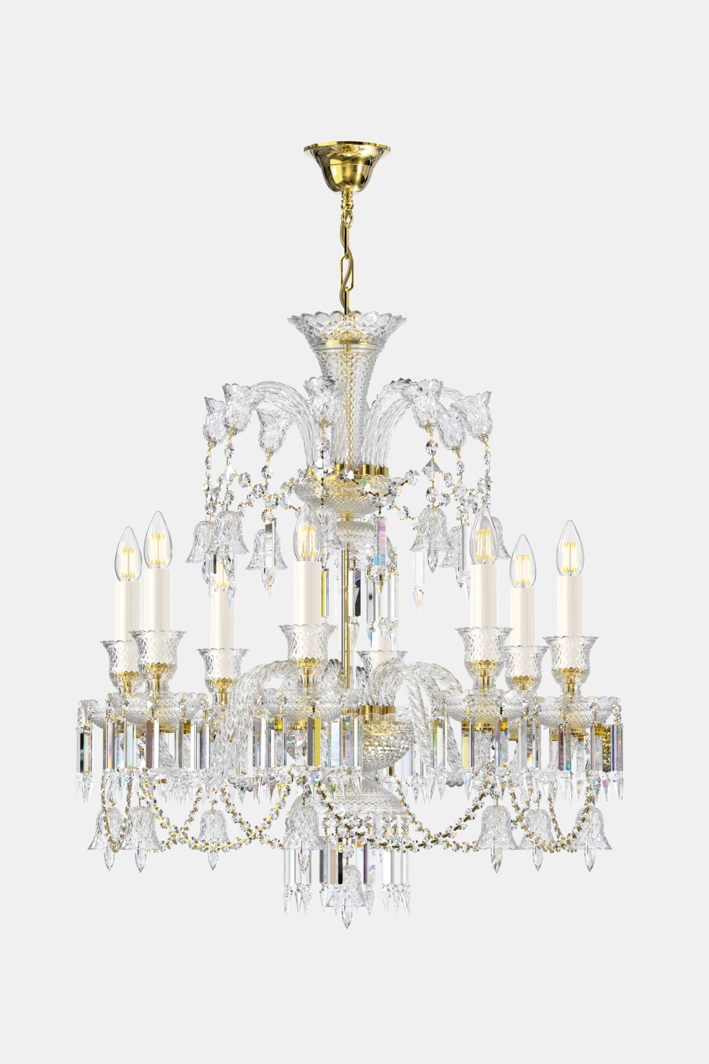   
                        
                        Хрустальная люстра ARTGLASS (Чехия) 35209    
                         В стиле Классика.  
                        Тип источника света: светодиодная лампа, сменная.                         Форма: Круг.                         Цвета плафонов и подвесок: Прозрачный.                         Материал: Хрусталь.                          фото 1
