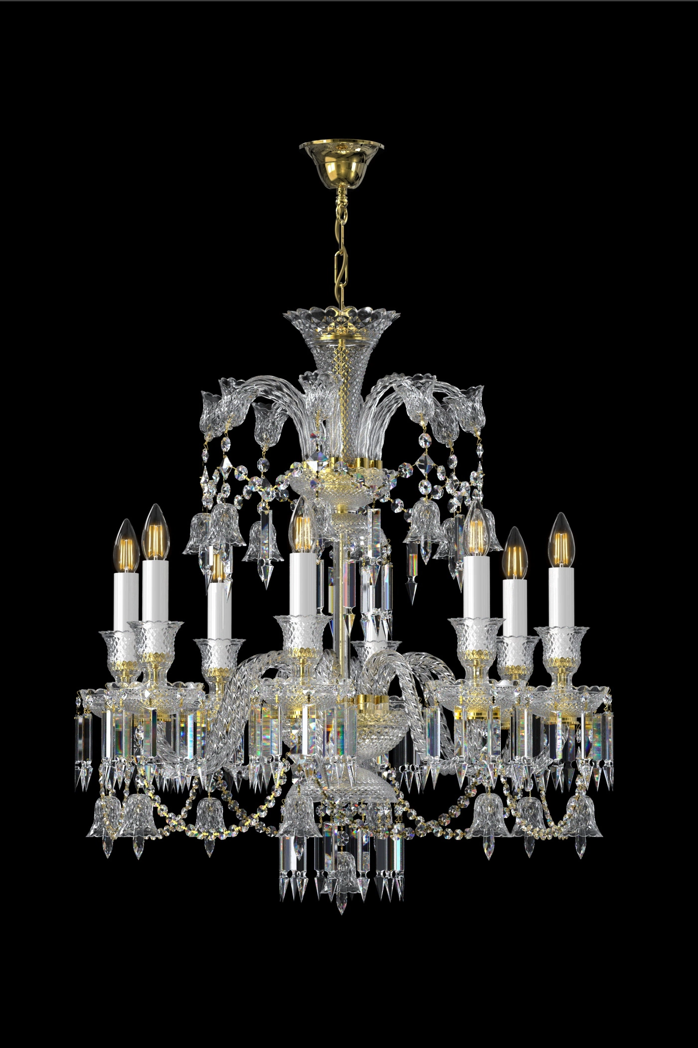   
                        
                        Хрустальная люстра ARTGLASS (Чехия) 35209    
                         В стиле Классика.  
                        Тип источника света: светодиодная лампа, сменная.                         Форма: Круг.                         Цвета плафонов и подвесок: Прозрачный.                         Материал: Хрусталь.                          фото 3