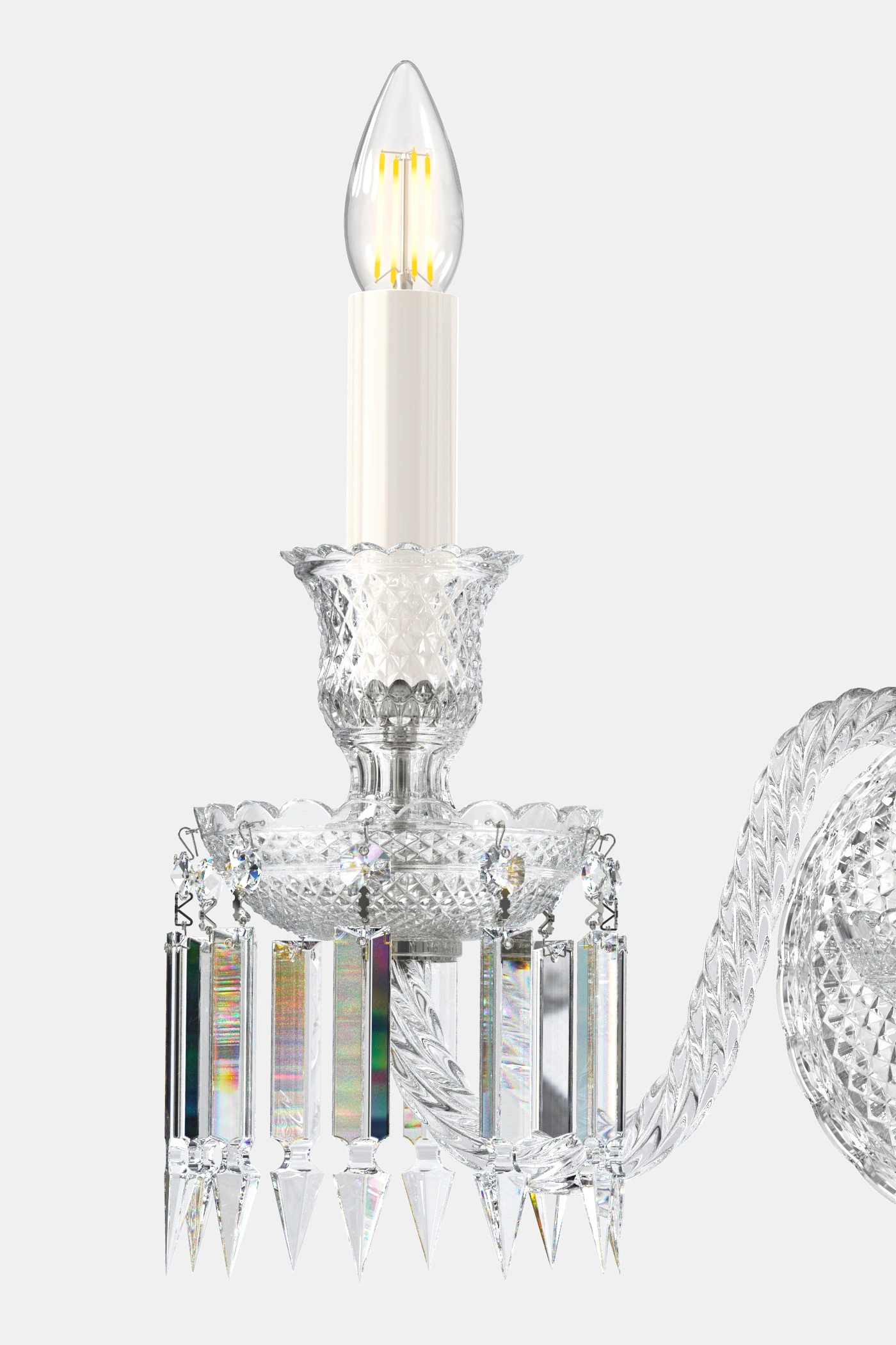   
                        
                        Хрустальное бра ARTGLASS (Чехия) 35216    
                         В стиле Классика.  
                        Тип источника света: светодиодная лампа, сменная.                                                 Цвета плафонов и подвесок: Прозрачный.                         Материал: Хрусталь.                          фото 2