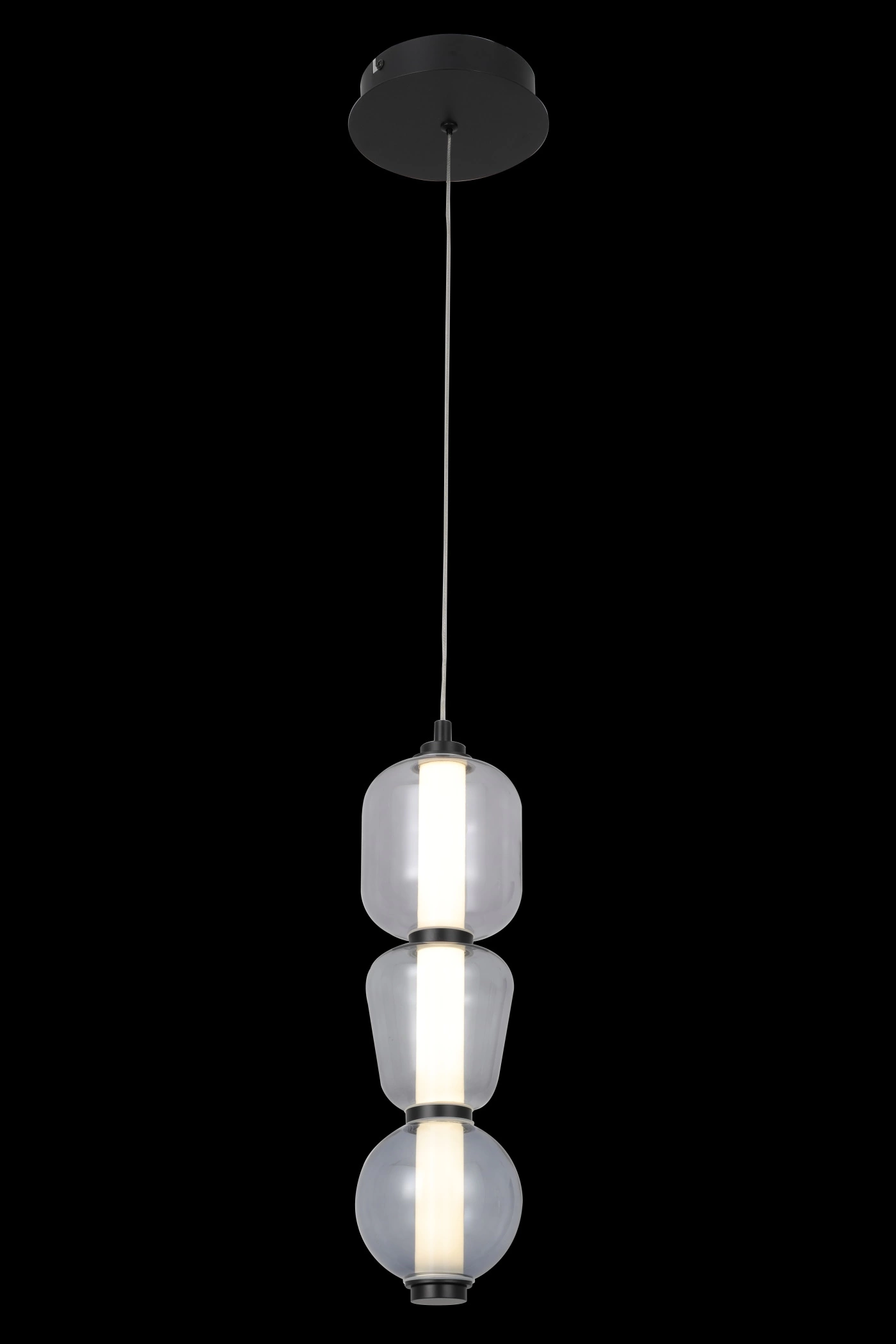   
                        
                        Люстра LAGUNA LIGHTING (Україна) 35235    
                         У стилі Хай-тек.  
                        Тип джерела світла: вбудований led-модуль, незмінний.                         Форма: Багатоформний.                         Кольори плафонів і підвісок: Сірий.                         Матеріал: Скло.                          фото 3