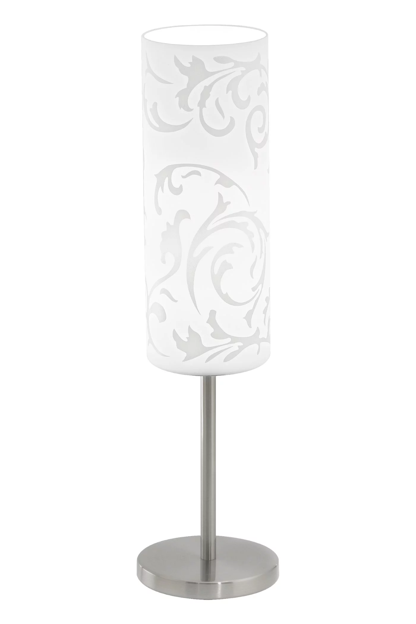   
                        
                        Настільна лампа EGLO (Австрія) 35294    
                         у стилі Модерн, Флористика.  
                        Тип джерела світла: світлодіодна лампа, змінна.                                                 Кольори плафонів і підвісок: Білий, Малюнок.                         Матеріал: Скло.                          фото 1