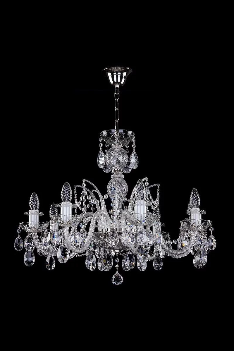   
                        
                        Кришталева люстра ARTGLASS (Чехія) 35299    
                         У стилі Класика.  
                        Тип джерела світла: світлодіодна лампа, змінна.                         Форма: Коло.                         Кольори плафонів і підвісок: Прозорий.                         Матеріал: Кришталь.                          фото 1
