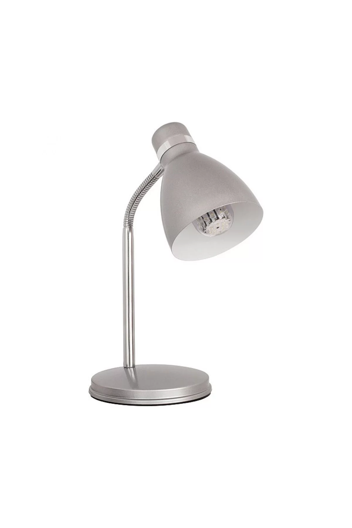   
                        
                        Настольная лампа KANLUX (Польша) 35878    
                         в стиле Лофт.  
                        Тип источника света: светодиодная лампа, сменная.                                                 Цвета плафонов и подвесок: Серый.                         Материал: Сталь.                          фото 1