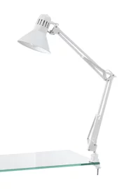   
                        
                        Настільна лампа EGLO (Австрія) 35981    
                         у стилі Хай-тек.  
                        Тип джерела світла: світлодіодна лампа, змінна.                                                 Кольори плафонів і підвісок: Білий.                         Матеріал: Сталь, Пластик.                          фото 1