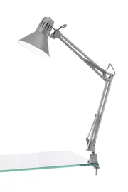   
                        
                        Настільна лампа EGLO (Австрія) 35983    
                         у стилі Хай-тек.  
                        Тип джерела світла: світлодіодна лампа, змінна.                                                 Кольори плафонів і підвісок: Сірий.                         Матеріал: Сталь, Пластик.                          фото 1