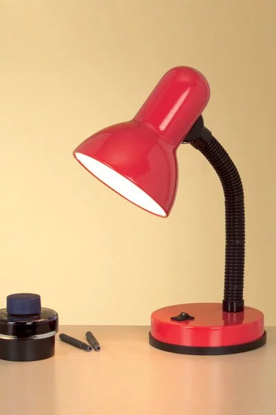   
                        Настільна лампа EGLO (Австрія) 35998    
                         у стилі модерн.  
                        Тип джерела світла: cвітлодіодні led, енергозберігаючі, розжарювання.                                                 Кольори плафонів і підвісок: червоний, білий.                         Матеріал: метал.                          фото 4