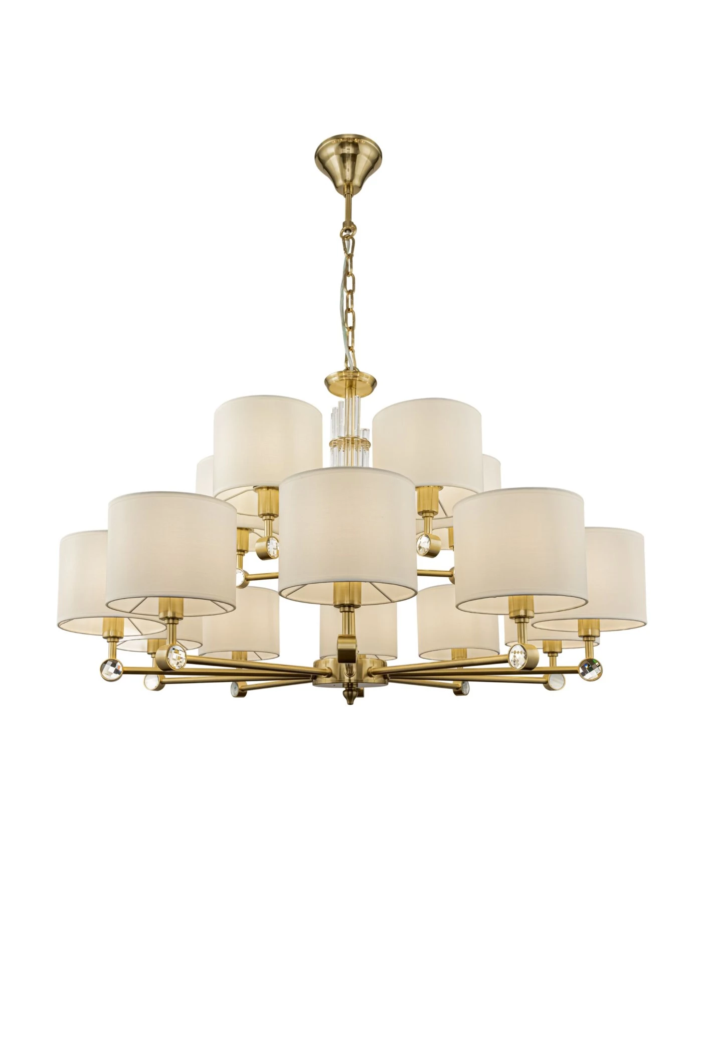   
                        
                        Люстра MAYTONI (Германия) 36055    
                         В стиле Классика.  
                        Тип источника света: светодиодная лампа, сменная.                         Форма: Круг.                         Цвета плафонов и подвесок: Белый.                         Материал: Ткань.                          фото 2