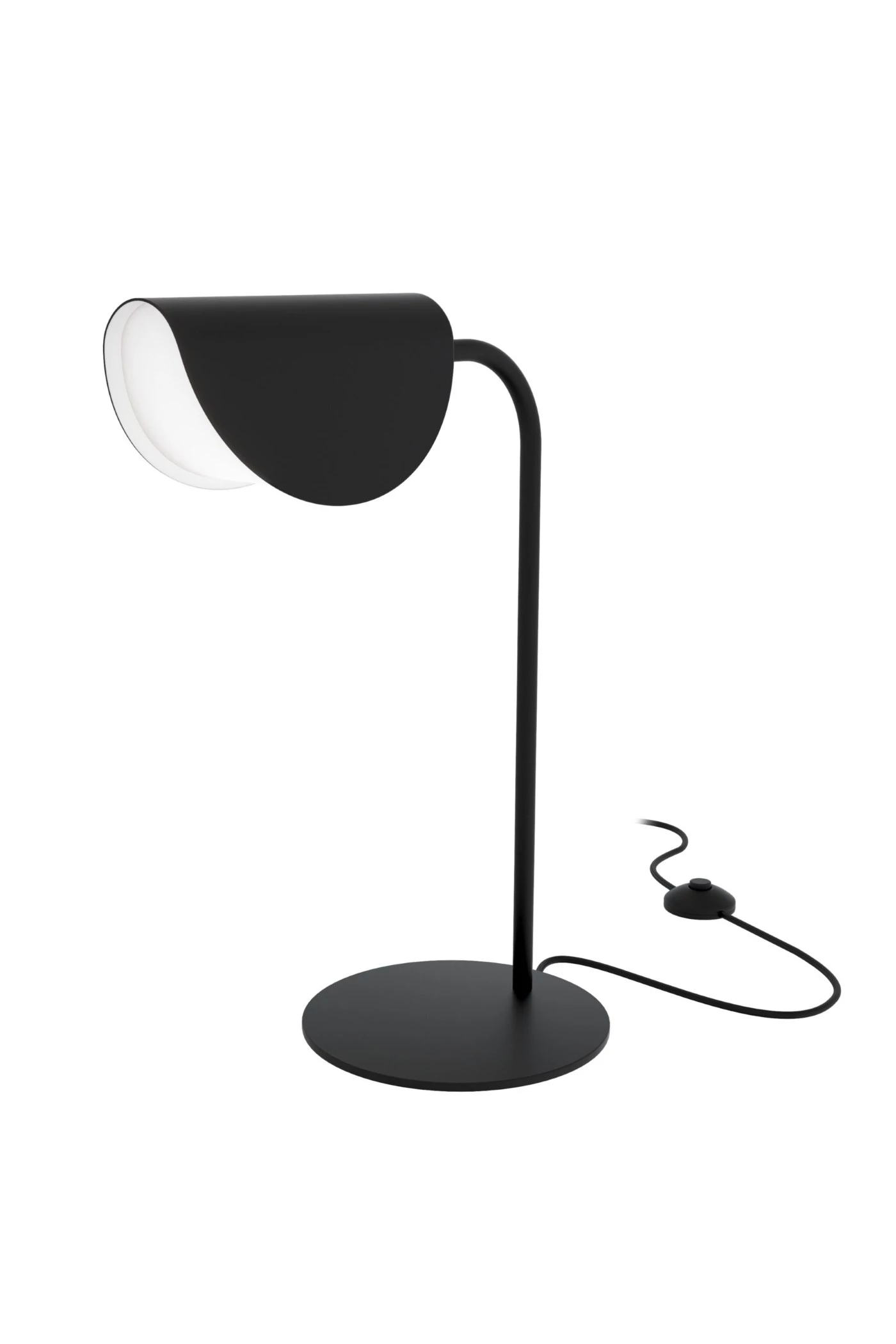   
                        Настільна лампа MAYTONI (Німеччина) 36069    
                         у стилі Лофт.  
                        Тип джерела світла: світлодіодна лампа, змінна.                                                 Кольори плафонів і підвісок: Чорний, Білий.                         Матеріал: Акрил.                          фото 1