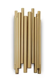   
                        Світильник настінний MAYTONI (Німеччина) 36115    
                         у стилі модерн.  
                        Тип джерела світла: cвітлодіодні led, енергозберігаючі, розжарювання.                                                 Кольори плафонів і підвісок: латунь.                         Матеріал: метал.                          фото 1