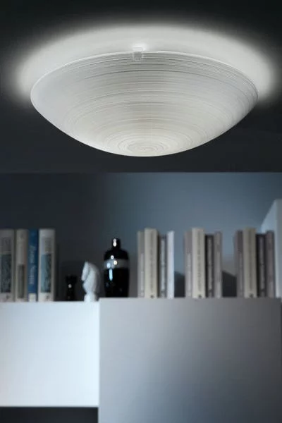  
                        Світильник стельовий EGLO (Австрія) 36659    
                         у стилі Модерн.  
                        Тип джерела світла: світлодіодна лампа, змінна.                         Форма: Коло.                         Кольори плафонів і підвісок: Білий, Сірий.                         Матеріал: Скло.                          фото 2
