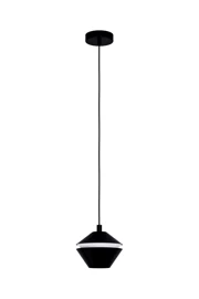   
                        Люстра EGLO (Австрія) 36722    
                         у стилі лофт.  
                        Тип джерела світла: cвітлодіодні led, галогенні.                         Форма: коло.                         Кольори плафонів і підвісок: чорний, білий.                         Матеріал: пластик.                          фото 1