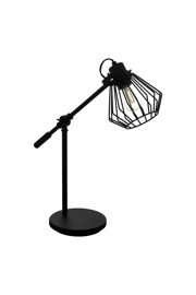   
                        
                        Настільна лампа EGLO (Австрія) 36787    
                         у стилі Лофт.  
                        Тип джерела світла: світлодіодна лампа, змінна.                                                 Кольори плафонів і підвісок: Чорний.                         Матеріал: Сталь.                          фото 1