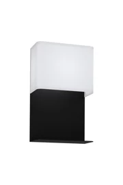   
                        Світильник настінний EGLO (Австрія) 36837    
                         у стилі модерн.  
                        Тип джерела світла: вбудовані світлодіоди led.                                                 Кольори плафонів і підвісок: білий.                         Матеріал: тканина.                          фото 1