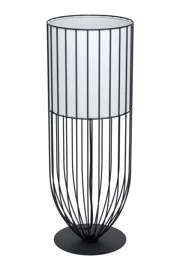   
                        Настільна лампа EGLO (Австрія) 36877    
                         у стилі Лофт.  
                        Тип джерела світла: світлодіодна лампа, змінна.                                                 Кольори плафонів і підвісок: Білий.                         Матеріал: Тканина.                          фото 1