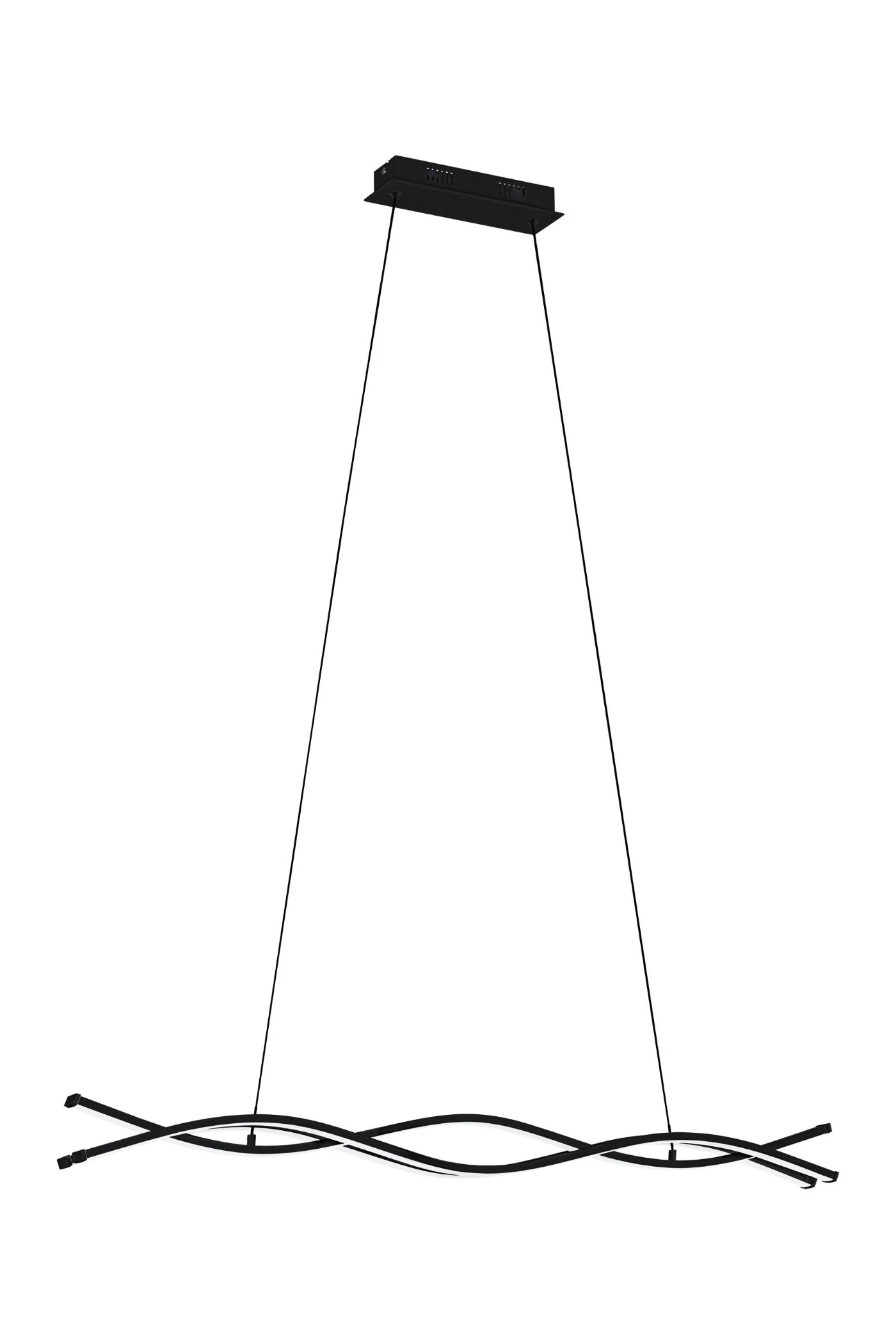  
                        Люстра EGLO (Австрія) 37108    
                         у стилі Хай-тек.  
                        Тип джерела світла: вбудовані світлодіоди led.                         Форма: Прямокутник.                         Кольори плафонів і підвісок: Білий, Чорний.                         Матеріал: Алюміній, Пластик.                          фото 1