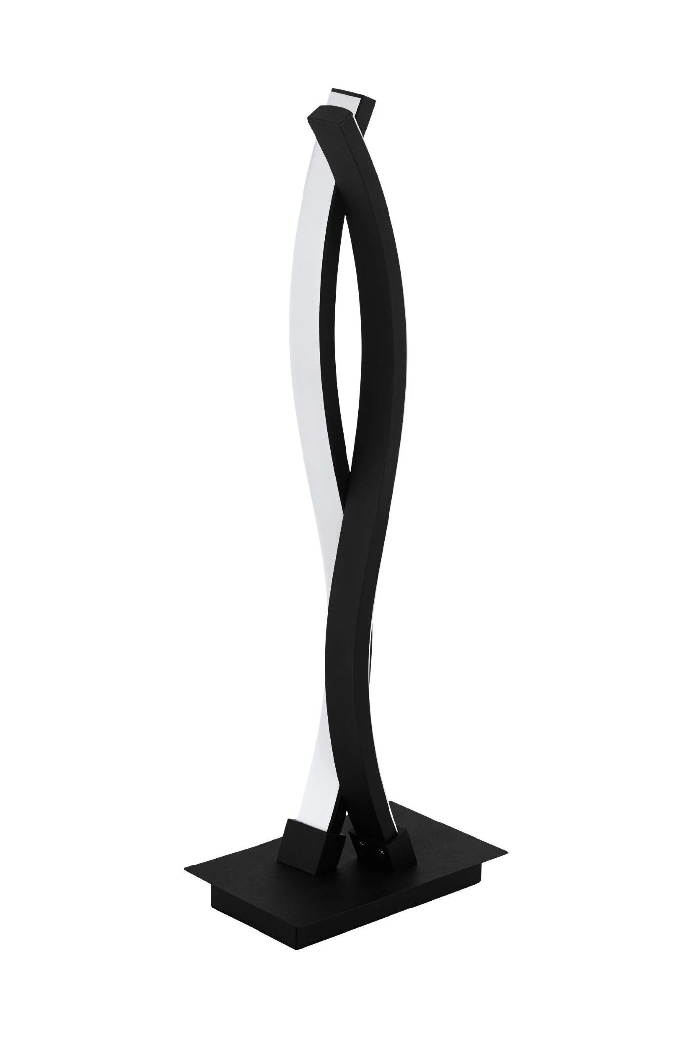   
                        Настольная лампа EGLO  (Австрия) 37110    
                         в стиле Хай-тек.  
                        Тип источника света: встроенный led-модуль, несъемный.                                                 Цвета плафонов и подвесок: Белый, Черный.                         Материал: Алюминий, Пластик.                          фото 1