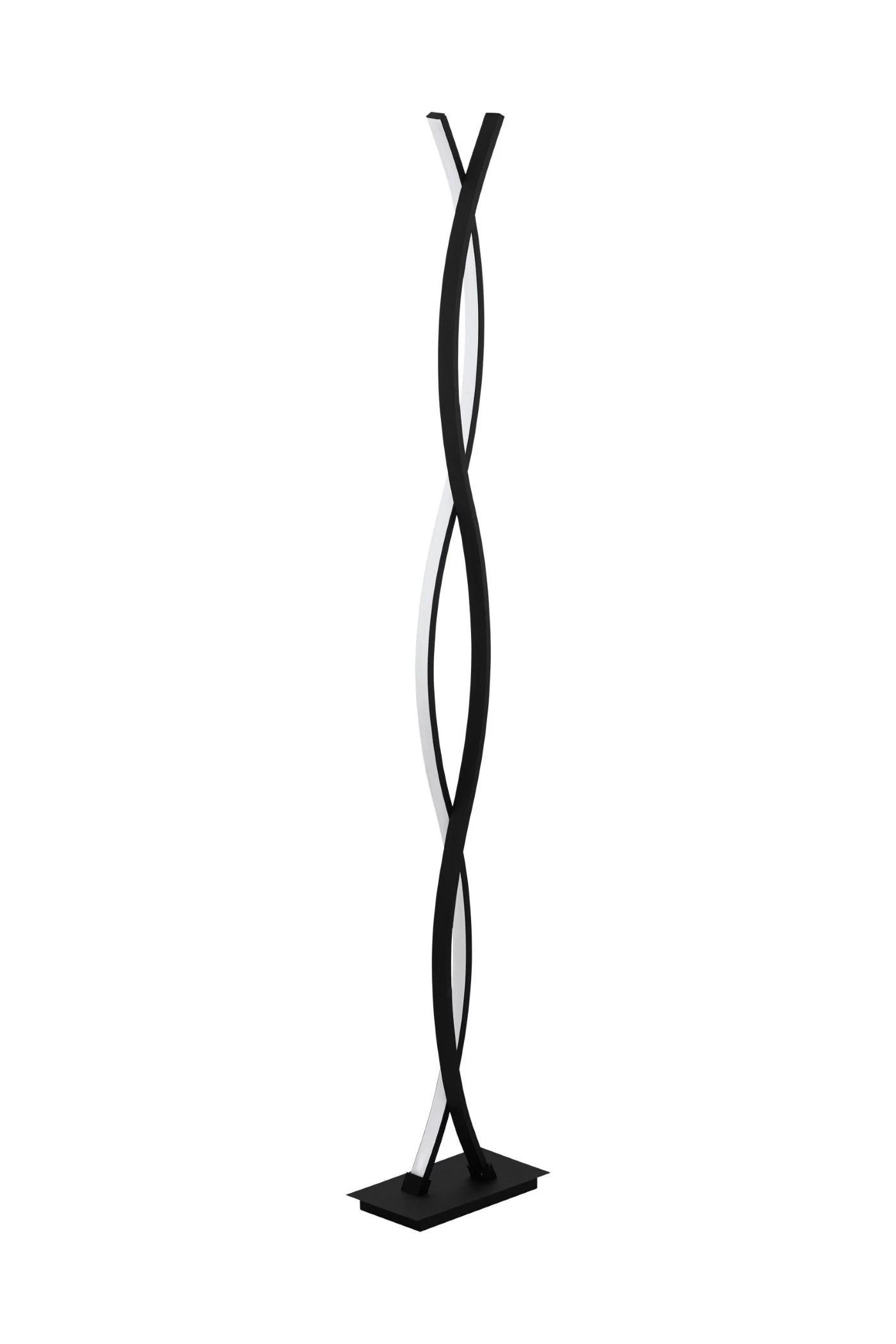   
                        Торшер EGLO (Австрія) 37112    
                         у стилі хай-тек.  
                        Тип джерела світла: вбудовані світлодіоди led.                                                 Кольори плафонів і підвісок: білий, чорний.                         Матеріал: алюміній, пластик.                          фото 1