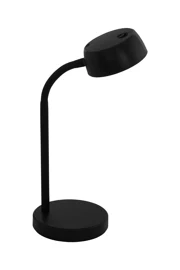   
                        
                        Настільна лампа EGLO (Австрія) 37128    
                         у стилі Хай-тек.  
                        Тип джерела світла: вбудований led-модуль, незмінний.                                                 Кольори плафонів і підвісок: Чорний.                         Матеріал: Пластик.                          фото 1