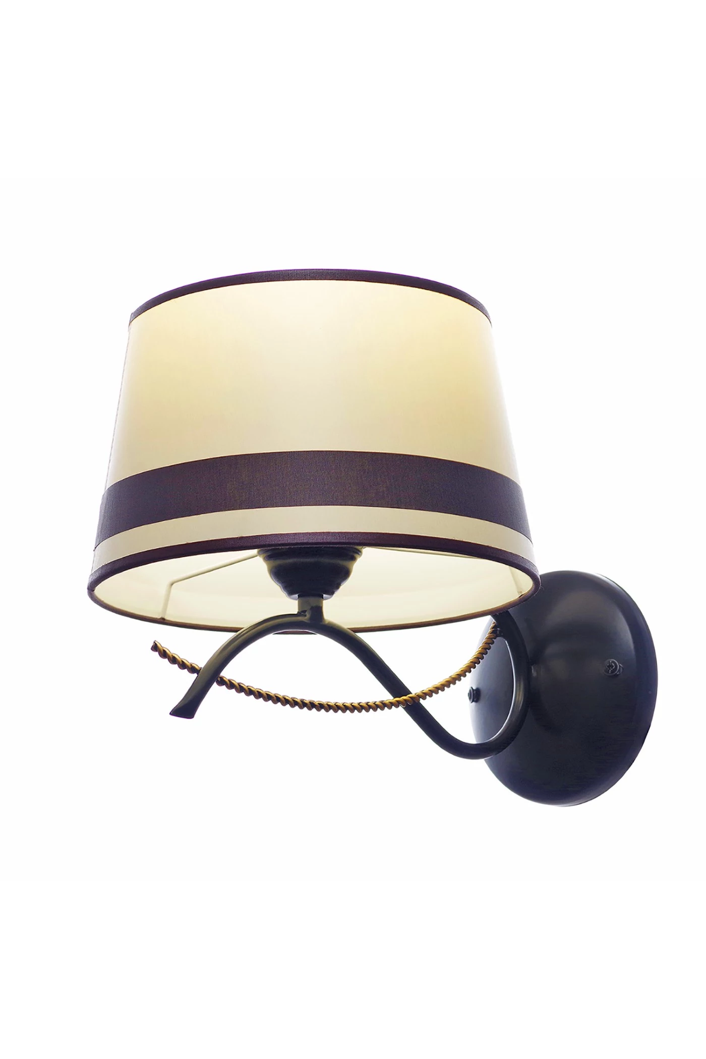   
                        
                        Бра NB LIGHT (Украина) 37940    
                         В стиле Модерн.  
                        Тип источника света: светодиодная лампа, сменная.                                                 Цвета плафонов и подвесок: Белый, Черный.                         Материал: Ткань.                          фото 2