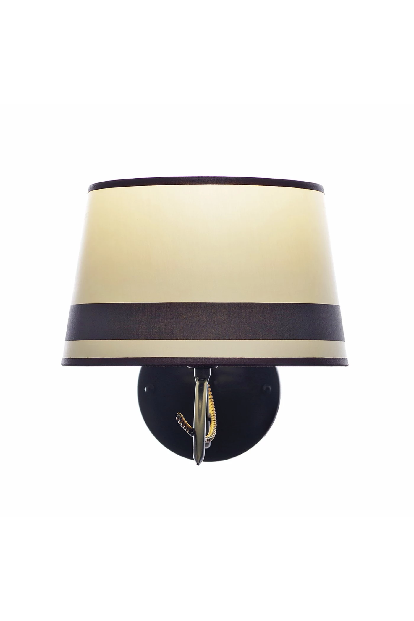   
                        
                        Бра NB LIGHT (Украина) 37940    
                         В стиле Модерн.  
                        Тип источника света: светодиодная лампа, сменная.                                                 Цвета плафонов и подвесок: Белый, Черный.                         Материал: Ткань.                          фото 3