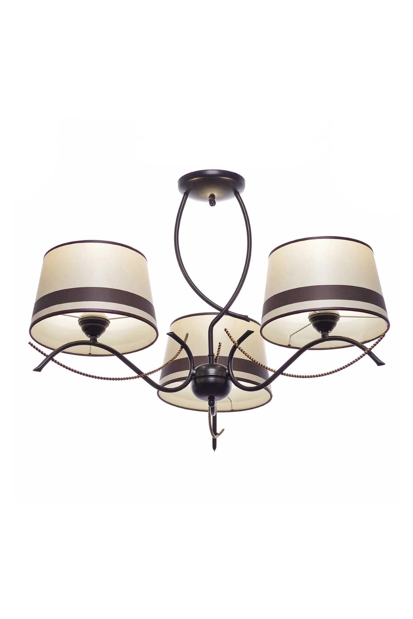   
                        
                        Люстра NB LIGHT (Україна) 37942    
                         У стилі Модерн.  
                        Тип джерела світла: світлодіодна лампа, змінна.                         Форма: Коло.                         Кольори плафонів і підвісок: Білий, Чорний.                         Матеріал: Тканина.                          фото 2