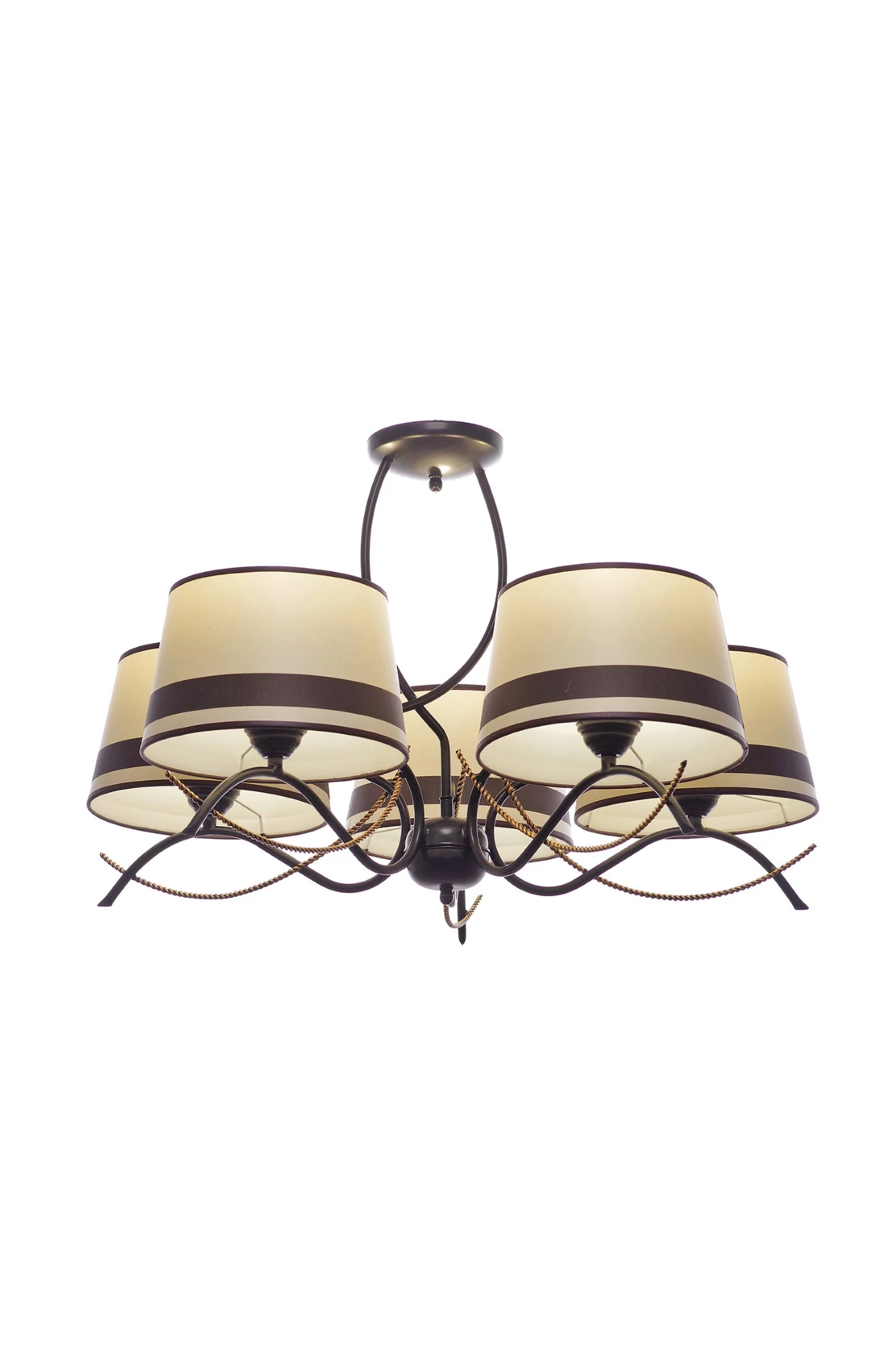   
                        
                        Люстра NB LIGHT (Україна) 37943    
                         У стилі Модерн.  
                        Тип джерела світла: світлодіодна лампа, змінна.                         Форма: Коло.                         Кольори плафонів і підвісок: Білий, Чорний.                         Матеріал: Тканина.                          фото 2