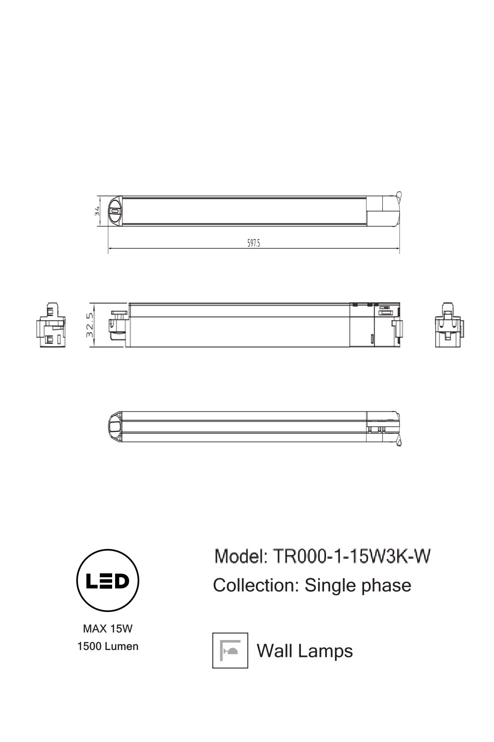   
                        
                        Трековый светильник MAYTONI (Германия) 38421    
                         в стиле Хай-тек.  
                        Тип источника света: встроенный led-модуль, несъемный.                                                 Цвета плафонов и подвесок: Белый.                         Материал: Акрил.                          фото 5