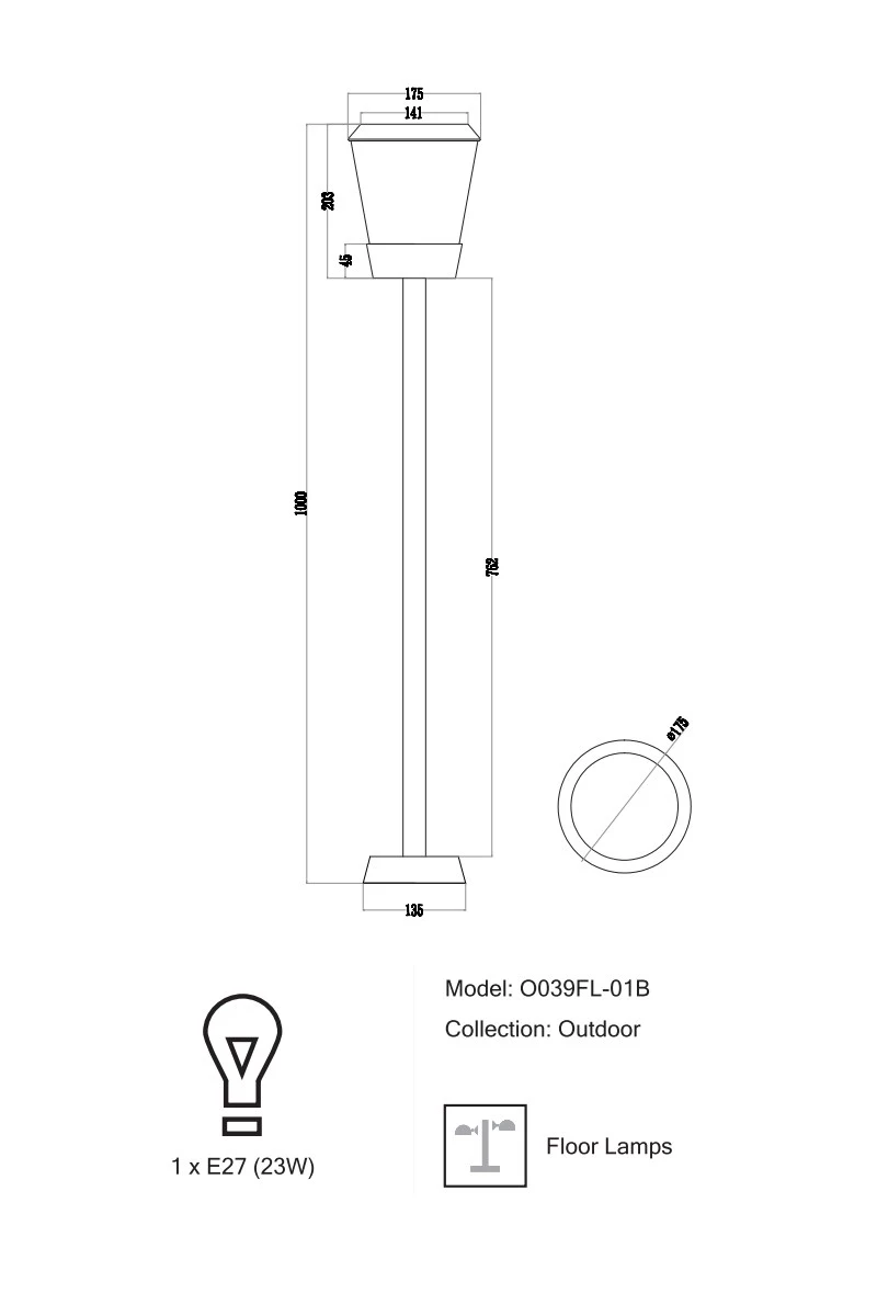  
                        Світильник вуличний MAYTONI (Німеччина) 38430    
                         у стилі лофт.  
                        Тип джерела світла: cвітлодіодні led, енергозберігаючі, розжарювання.                                                 Кольори плафонів і підвісок: прозорий.                         Матеріал: пластик.                          фото 4