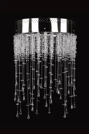   
                        
                        Кришталева люстра ARTGLASS (Чехія) 39274    
                         У стилі Арт-деко.  
                        Тип джерела світла: світлодіодна лампа, змінна.                         Форма: Коло.                         Кольори плафонів і підвісок: Прозорий.                         Матеріал: Кришталь.                          фото 1
