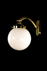   
                        
                        Бра ARTGLASS (Чехія) 39343    
                         у стилі Модерн.  
                        Тип джерела світла: світлодіодна лампа, змінна.                                                 Кольори плафонів і підвісок: Білий.                         Матеріал: Скло.                          фото 1