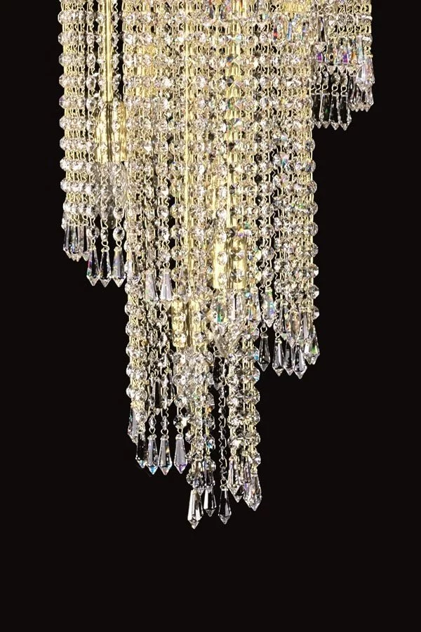   
                        
                        Кришталева люстра ARTGLASS (Чехія) 39409    
                         У стилі Арт-деко.  
                        Тип джерела світла: світлодіодна лампа, змінна.                         Форма: Коло.                         Кольори плафонів і підвісок: Прозорий.                         Матеріал: Кришталь.                          фото 2