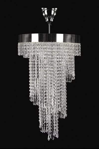   
                        
                        Кришталева люстра ARTGLASS (Чехія) 39410    
                         У стилі Арт-деко.  
                        Тип джерела світла: світлодіодна лампа, змінна.                         Форма: Коло.                         Кольори плафонів і підвісок: Прозорий.                         Матеріал: Кришталь.                          фото 1