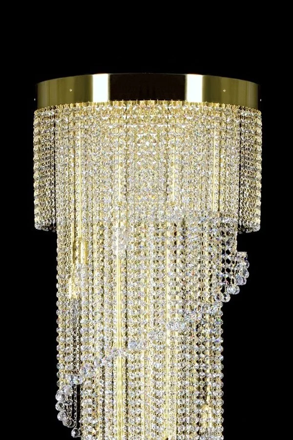   
                        
                        Хрустальная люстра ARTGLASS (Чехия) 39411    
                         В стиле Арт-деко.  
                        Тип источника света: светодиодная лампа, сменная.                         Форма: Круг.                         Цвета плафонов и подвесок: Прозрачный.                         Материал: Хрусталь.                          фото 2
