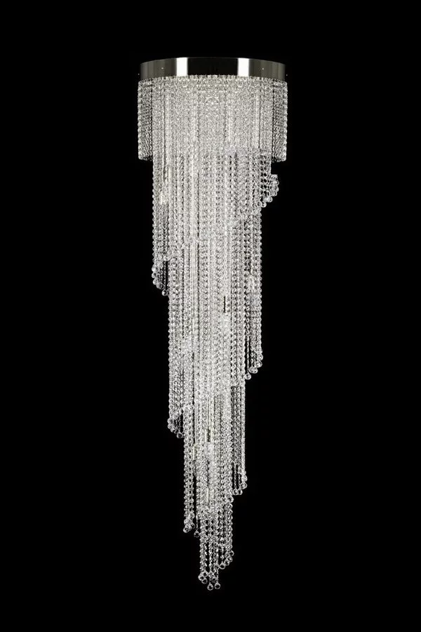   
                        
                        Хрустальная люстра ARTGLASS (Чехия) 39412    
                         в стиле Арт-деко.  
                        Тип источника света: светодиодная лампа, сменная.                         Форма: Круг.                         Цвета плафонов и подвесок: Прозрачный.                         Материал: Хрусталь.                          фото 1