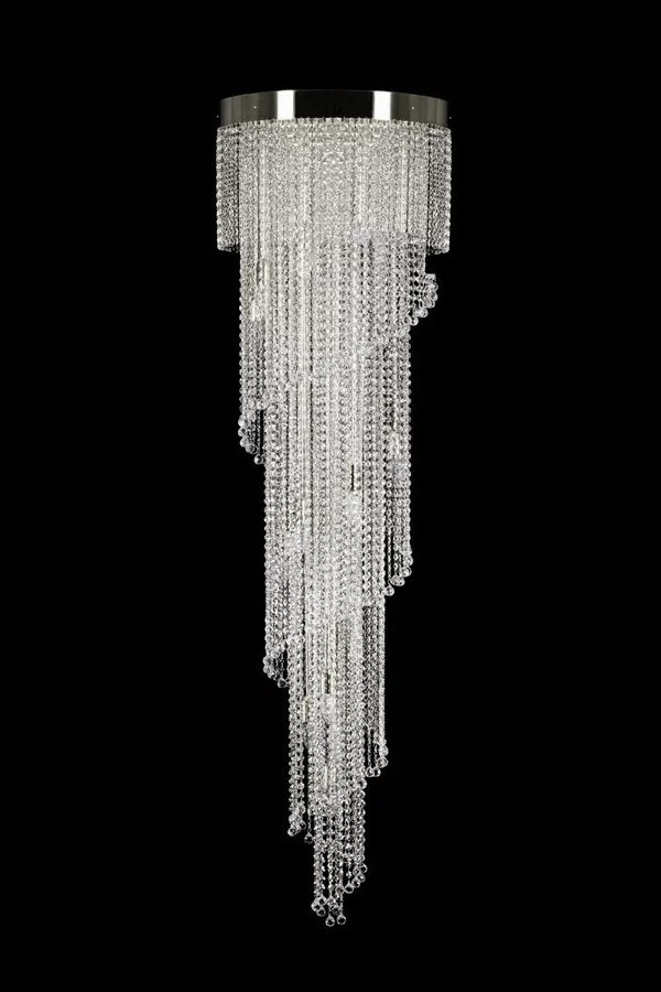   
                        
                        Кришталева люстра ARTGLASS (Чехія) 39412    
                         У стилі Арт-деко.  
                        Тип джерела світла: світлодіодна лампа, змінна.                         Форма: Коло.                         Кольори плафонів і підвісок: Прозорий.                         Матеріал: Кришталь.                          фото 1