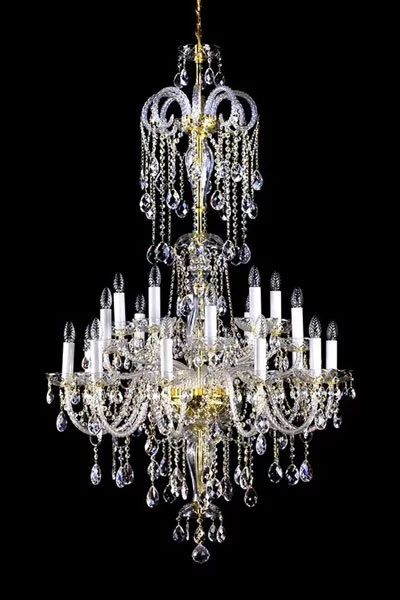   
                        
                        Кришталева люстра ARTGLASS (Чехія) 39486    
                         У стилі Класика.  
                        Тип джерела світла: світлодіодна лампа, змінна.                         Форма: Коло.                         Кольори плафонів і підвісок: Прозорий.                         Матеріал: Кришталь.                          фото 1