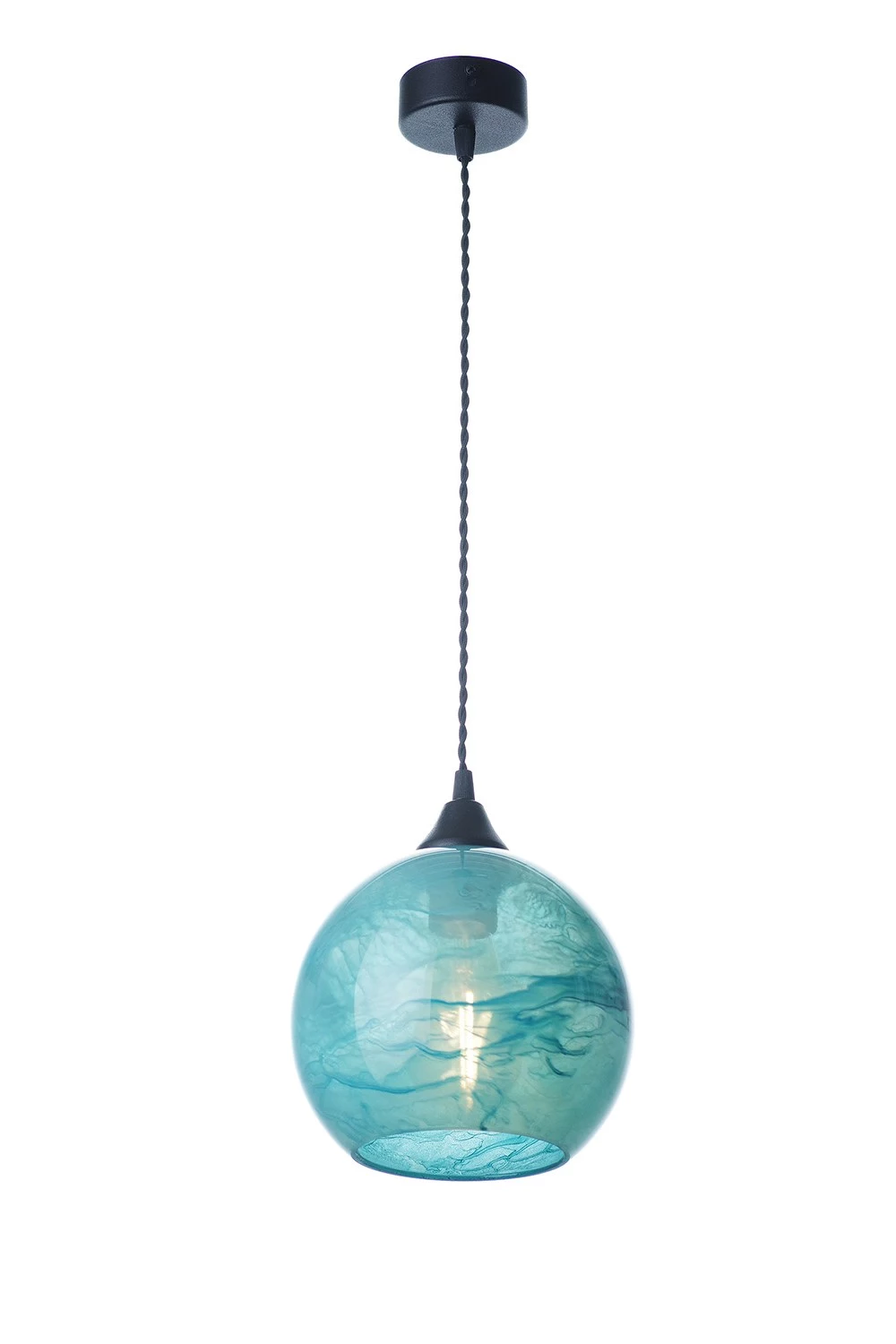   
                        
                        Люстра NB LIGHT (Україна) 39542    
                         У стилі Модерн.  
                        Тип джерела світла: світлодіодна лампа, змінна.                         Форма: Куля.                         Кольори плафонів і підвісок: Блакитний.                         Матеріал: Скло.                          фото 2