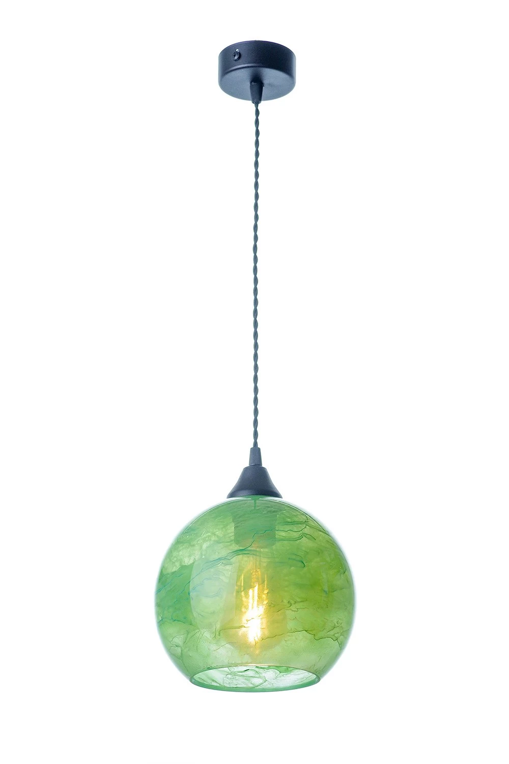   
                        
                        Люстра NB LIGHT (Україна) 39543    
                         У стилі Модерн.  
                        Тип джерела світла: світлодіодна лампа, змінна.                         Форма: Куля.                         Кольори плафонів і підвісок: Зелений.                         Матеріал: Скло.                          фото 2