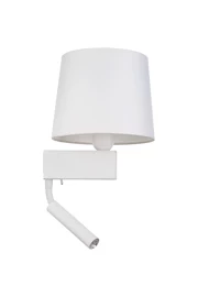  
                        
                        Бра NOWODVORSKI (Польща) 39867    
                         у стилі Модерн.  
                        Тип джерела світла: світлодіодна лампа, змінна.                                                 Кольори плафонів і підвісок: Білий.                         Матеріал: Тканина.                          фото 1