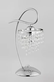   
                        
                        Настольная лампа ALFA (Польша) 40059    
                         в стиле Классика.  
                        Тип источника света: светодиодная лампа, сменная.                                                 Цвета плафонов и подвесок: Прозрачный.                         Материал: Стекло.                          фото 1