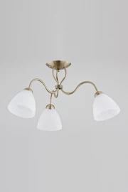   
                        
                        Люстра ALFA (Польща) 40061    
                         у стилі Класика.  
                        Тип джерела світла: світлодіодна лампа, змінна.                         Форма: Коло.                         Кольори плафонів і підвісок: Білий.                         Матеріал: Скло.                          фото 1